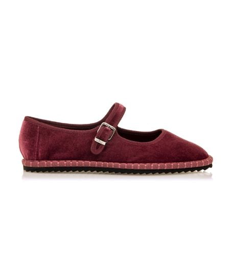 Chaussures Flo marron (36), Tissu, Plat, Boucle, Casuel, Grenat - MTNG - Modalova