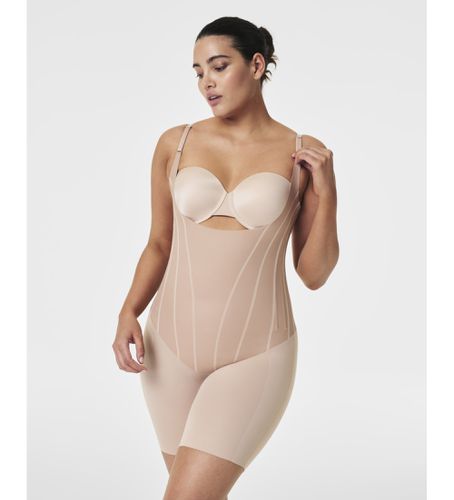 R_NATURAL BRONZE Body à buste ouvert jusqu'à la mi-cuisse TotalContour (M), Homewear, Nylon - SPANX - Modalova