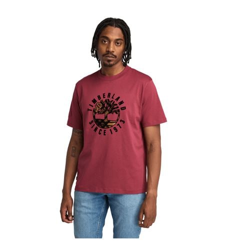 TB0A6VNT6001 T-shirt à imprimé graphique vacances (S), Casuel, Manche courte, Le coton biologique, Durable - Timberland - Modalova