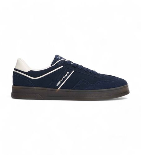 EM0EM01516 Greenwich Leather Sneakers (41), Cuir, Plat, Lacets, Casuel, Marine - Tommy Jeans - Modalova