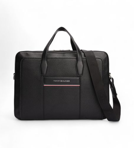 AM0AM13095 Corp Slim Briefcase (OSFA), Casuel, Polyuréthane - Tommy Hilfiger - Modalova