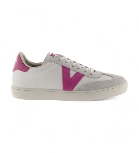 Berlin Leather Sneakers effect (41), Cuir, Blanc, Plat, Lacets, Casuel - Victoria - Modalova