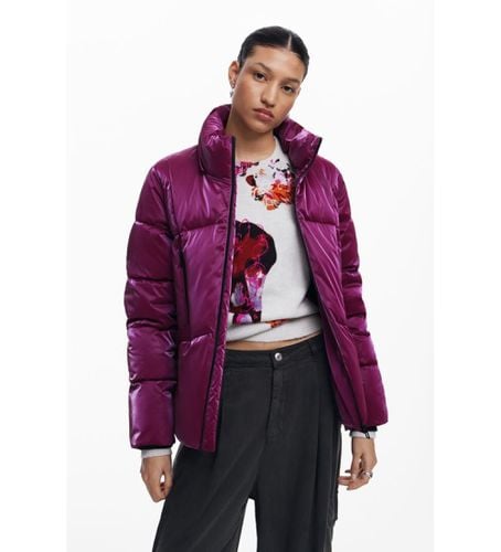 WWEWBP Manteau rembourré lilas (M), Casuel, Violet, Polyester - Desigual - Modalova