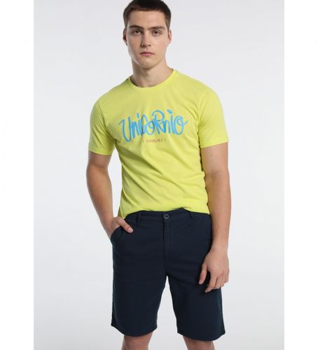 T-shirt Attitude (S), Casuel, Coton, Polyester, Manche courte - Six Valves - Modalova