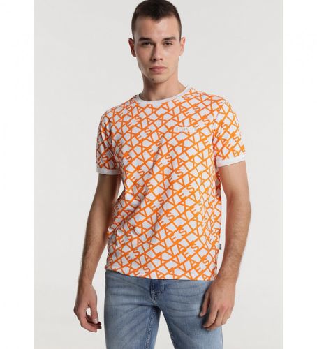 T-shirt Full Print (S), Casuel, Coton, Manche courte - Six Valves - Modalova