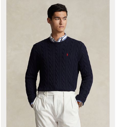 Pull en tricot de coton tressé (L), Casuel, Manche longue - Polo Ralph Lauren - Modalova