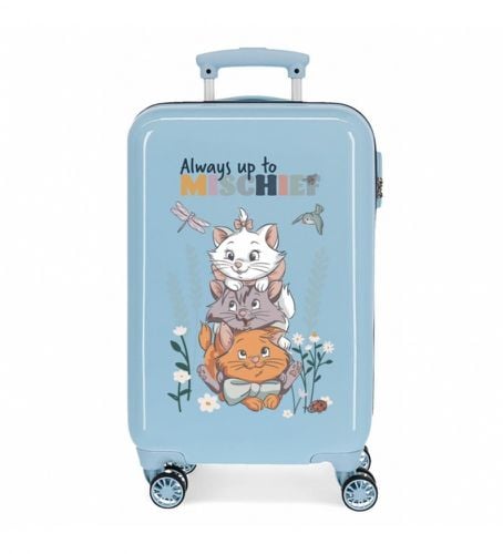 Avant la floraison Valise rigide bleue d'Aristogatos -34x55x20cm (OSFA), Casuel, ABS/Polycarbonate, Cabine - Joumma Bags - Modalova