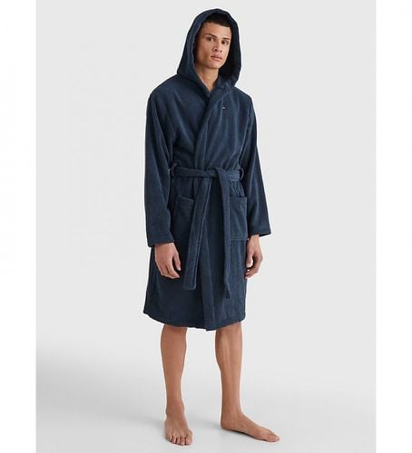 S87905573 Peignoir à capuche Homewear (S), Bleu, Coton - Tommy Hilfiger - Modalova