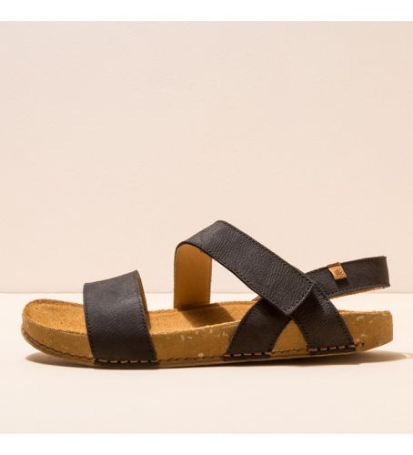 Sandales en cuir N5791 Balance (36), Plat, 1 à 3 cm, Velcro, Casuel - El Naturalista - Modalova