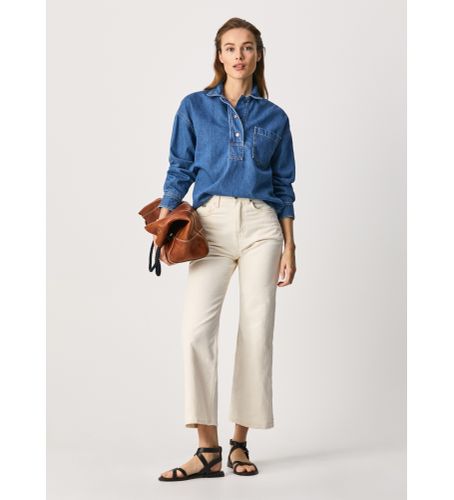 Til kvinder. PL204162WI5 Jeans Lexa Sky høj (30/30), Casual, Bomuld - Pepe Jeans - Modalova