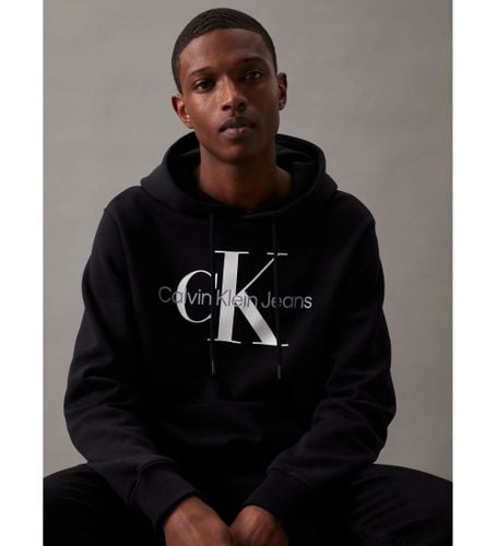 Til mænd. J30J320934 Monogram sweatshirt med h (S), Sort, Casual, Bomuld, Lange ærmer - Calvin Klein Jeans - Modalova