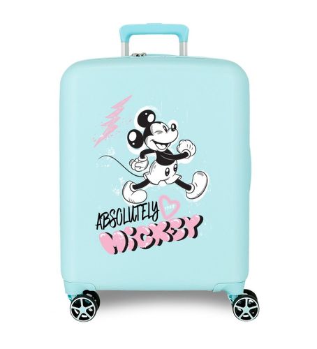 Til kvinder. 3739325 Mickey Frriendly Hard Cabin Kuffert 55 cm (OSFA), Casual, ABS/Polykarbonat, Hytte - Disney - Modalova