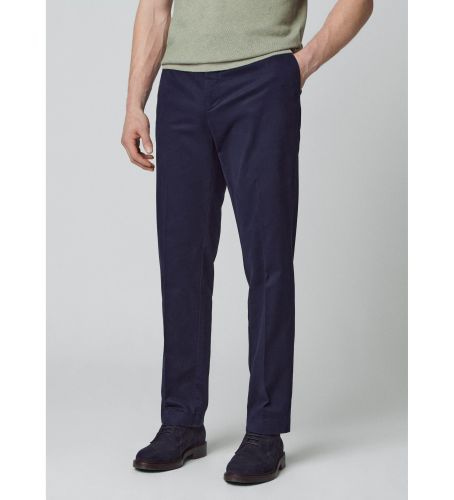 Til mænd. HM212488 Sanderson bukser navy (38/28), Casual, Bomuld, Blå - Hackett London - Modalova