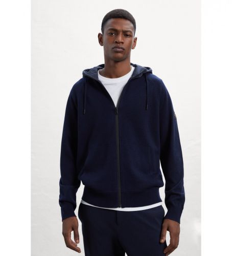 Til mænd. GAKNPERAL0626MW23-161 Sweatshirt Peral navy (S), Casual, Lange ærmer, Bæredygtig, Blå, Genbrugsuld - ECOALF - Modalova