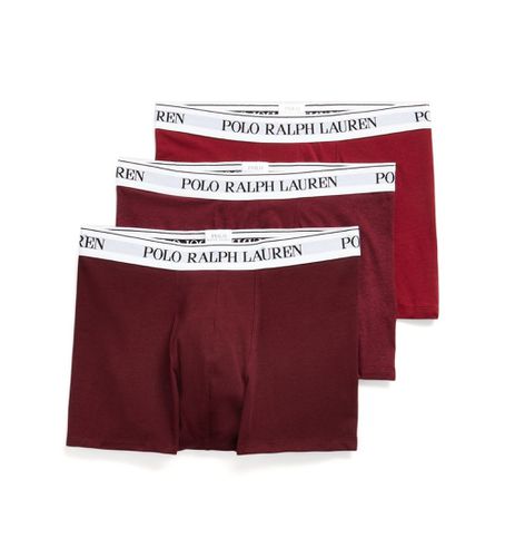 Til mænd. 714830299071 Pakke med 3 boxershorts i bomuld rødbrun (S), Afslappet - Polo Ralph Lauren - Modalova