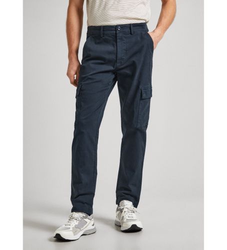 Til mænd. PM211641 Cargo-bukser Slim Twill navy (28), Casual, Bomuld, Bæredygtig, Blå - Pepe Jeans - Modalova