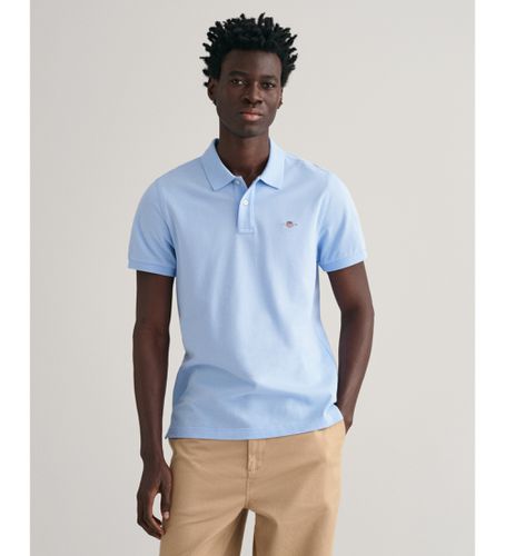 Til mænd. 2210 Pique polo shirt Regular Fit Shield (S), Casual, Bomuld, Klassisk, Korte ærmer - Gant - Modalova