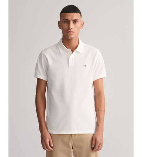 Til mænd. 2220 Polo Slim Fit Shield Pique (XL), Casual, Bomuld, Klassisk, Korte ærmer - Gant - Modalova