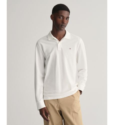 Til mænd. 2230 Shield pique polo shirt (S), Casual, Bomuld, Lange ærmer - Gant - Modalova