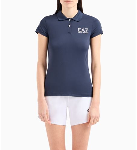 Til kvinder. 8NTF70_TJEMZ Polo Sport Ventus7 navy (L), Multisport, Polyester, Korte ærmer, Blå - EA7 - Modalova