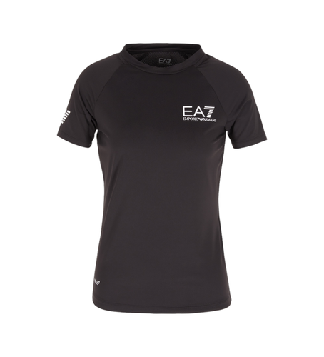 Til kvinder. 8NTT70_TJEMZ Sports T-shirt (3XL), Multisport, Polyester, Korte ærmer - EA7 - Modalova