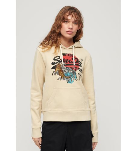 Til kvinder. W2012094A Tokyo Vintage sweatshirt (S), Casual, Bomuld, Lange ærmer - Superdry - Modalova