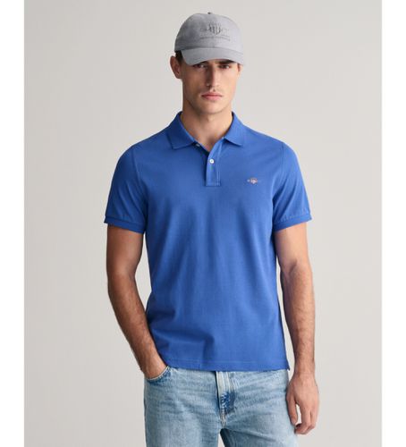 Til mænd. 2210 Pique polo shirt Regular Fit Shield (L), Casual, Bomuld, Korte ærmer - Gant - Modalova