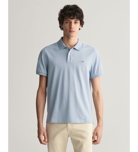 Til mænd. 2210 Pique polo shirt Regular Fit Shield (4XL), Casual, Bomuld, Korte ærmer - Gant - Modalova