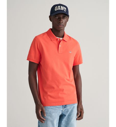 Til mænd. 2210 Pique polo shirt Regular Fit Shield (L), Casual, Bomuld, Korte ærmer - Gant - Modalova