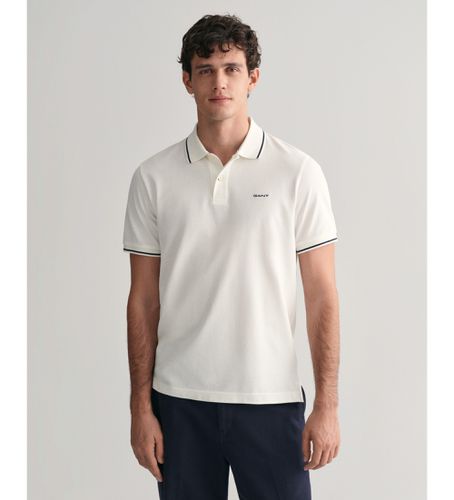 Til mænd. 2062034 Pique polo shirt med piping (L), Casual, Bomuld, Korte ærmer - Gant - Modalova