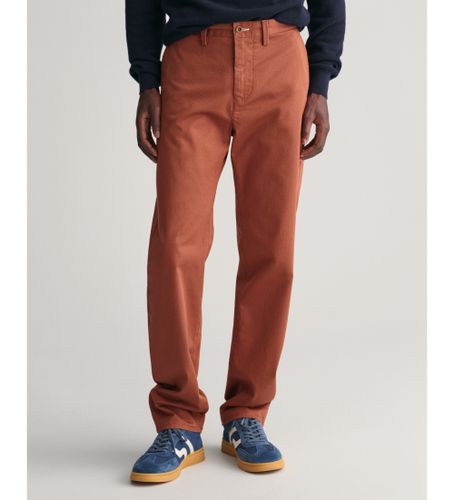 Til mænd. 1505222 Regular Fit brune twill-chino-bukser (32/32), Casual, Bomuld - Gant - Modalova