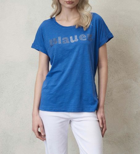 Til kvinder. 24SBLDH02336 T-shirt (L), Casual, Bomuld, Korte ærmer - Blauer - Modalova