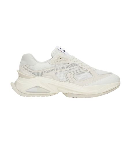 Til kvinder. EN0EN02550 Hvide retro-sneakers i (37), Fast, Ruskind, Blonder, Casual - Tommy Jeans - Modalova