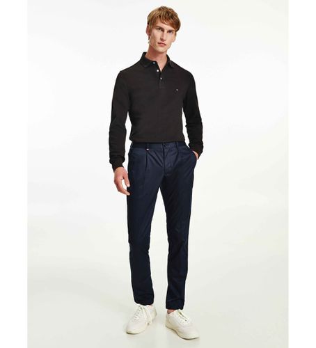 Til mænd. MW0MW20182 Slim polo shirt (L), Casual, Lange ærmer, Økologisk bomuld, Bæredygtig - Tommy Hilfiger - Modalova