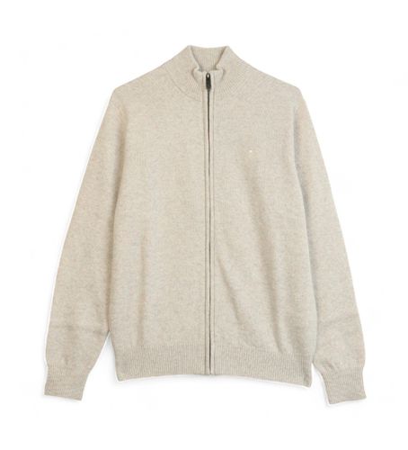 Til mænd. HM703238 Pullover i uld med lynlås (L), Casual, Bomuld - Hackett London - Modalova