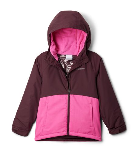 Til kvinder/piger. 2089651695 Alpine Action III-jakke lyserød (14/16años= 156/162,5cm), Casual, Pink, Nylon, Sne, Udendørs, Lange ær - Columbia - Modalova