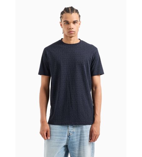 Til mænd. 6DZTJAZJH4Z55JR Asv navy T-shirt (S), Casual, Bomuld, Korte ærmer, Blå - Armani Exchange - Modalova