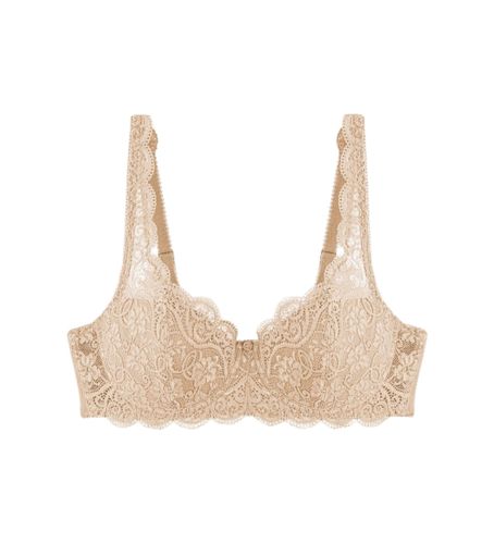 Til kvinder. 10166798 BH Amourette 300 neige (85B), Beige, Afslappet, Polyester - Triumph - Modalova