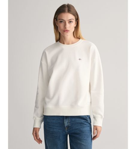 Til kvinder. 4201414 Shield sweatshirt med rund hals, (M), Casual, Bomuld - Gant - Modalova