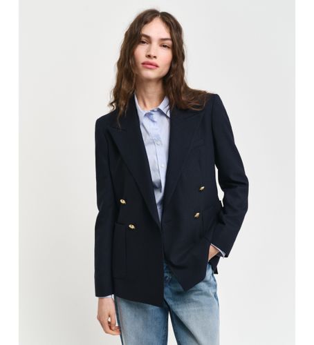 Til kvinder. 4770321 Jakke Club Slim Fit navy (34), Casual, Bomuld, Blå - Gant - Modalova