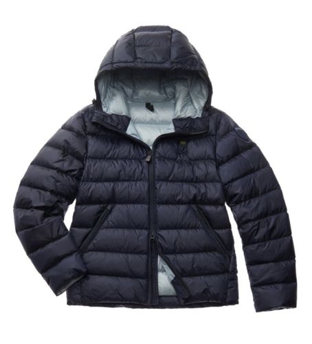 Til mænd. 24WBLUC03023 Acton quiltet jakke med hætte, (XL), Casual, Nylon - Blauer - Modalova