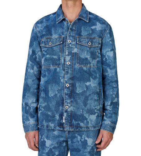 Til mænd. PM403040 Eaton Camouflage-jakke (S), Casual, Denim, Økologisk bomuld, Bæredygtig - Pepe Jeans - Modalova