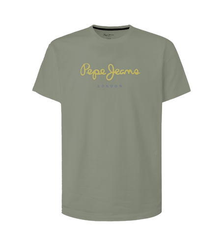 Til mænd. PM508208 Eggo N T-shirt (XS), Casual, Korte ærmer, Økologisk bomuld, Bæredygtig - Pepe Jeans - Modalova