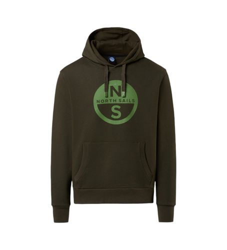 Til mænd. 691258 Sweatshirt med grønt logo (XS), Casual, Sport, Bomuld - North Sails - Modalova