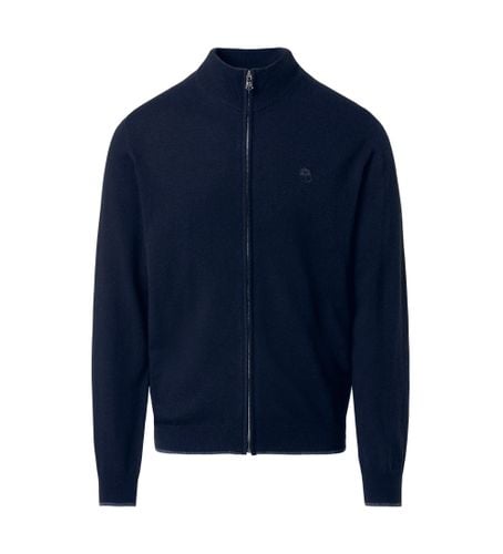 Til mænd. 699779 Pullover med fuld lynlås 12Gg (XS), Casual, Bomuld, Blå - North Sails - Modalova