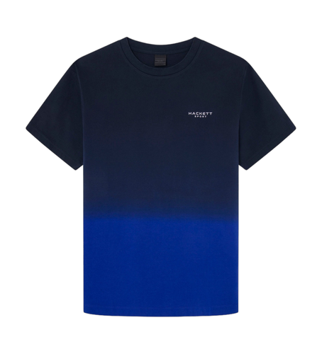 Til mænd. HM500833 T-shirt Hs Ombre navy (XS), Casual, Bomuld, Korte ærmer - Hackett London - Modalova