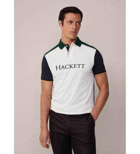 Til mænd. HM563356 Heritage Multi poloshirt (S), Casual, Bomuld, Korte ærmer - Hackett London - Modalova