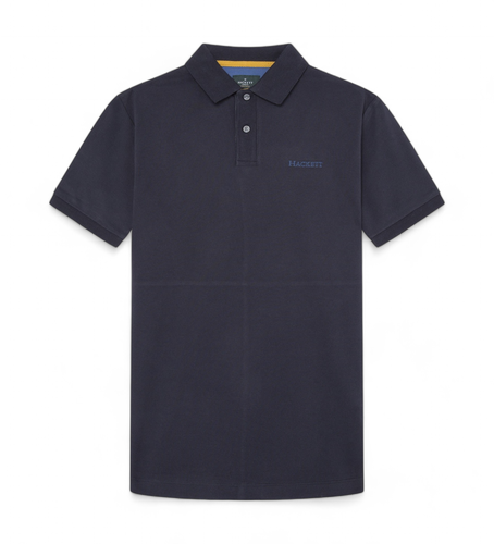 Til mænd. HM563360 Heritage Polo Multi navy (M), Casual, Bomuld, Korte ærmer, Blå - Hackett London - Modalova