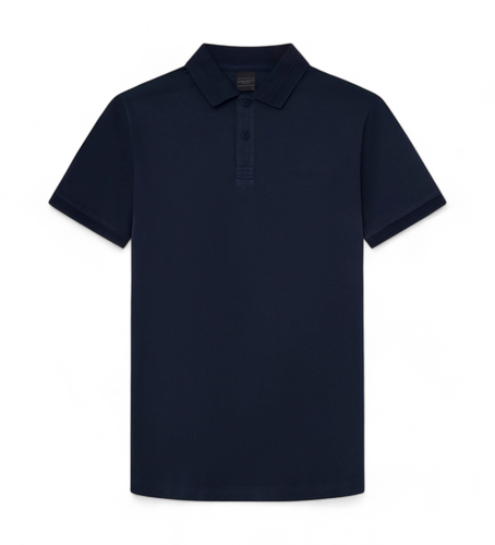 Til mænd. HM563329 Polo Hs Back Logo navy (XS), Casual, Bomuld, Korte ærmer, Blå - Hackett London - Modalova