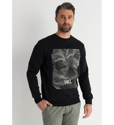 Til mænd. 660067079 Sweatshirt uden hætte papir mineral (S), Casual, Bomuld, Lange ærmer - Victorio & Lucchino, V&L - Modalova